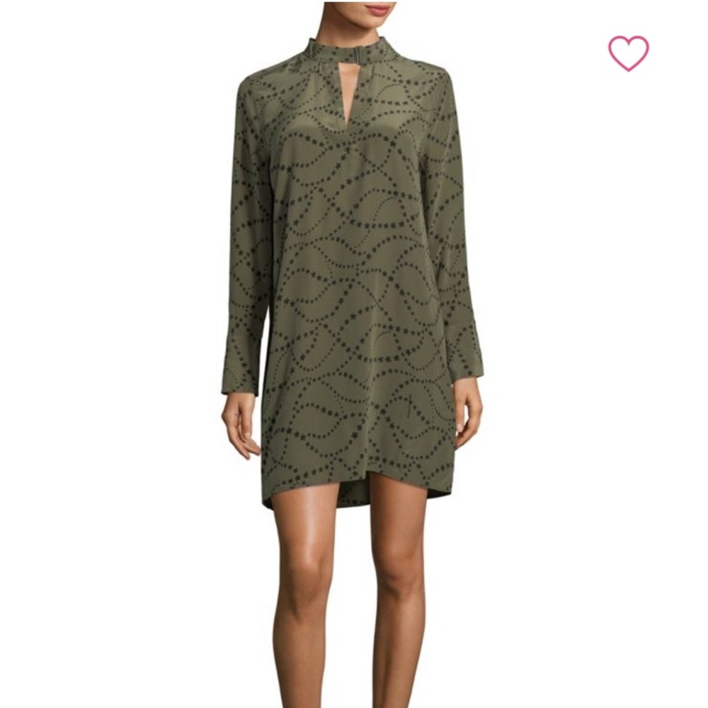 EQUIPMENT Cadence silk dress w/ stars size M